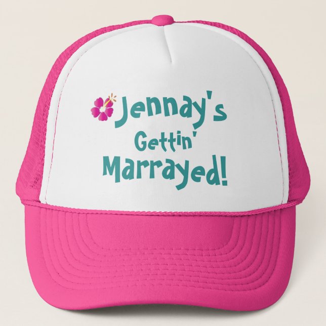 jennay blomma, Jennays, Getting', Marrayed! Truckerkeps (Framsida)