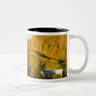 Jennegården i Woodstock, Vermont. Höst. 2 Två-Tonad Mugg