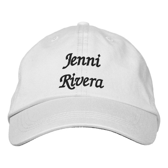 Jenni Rivera Hat Broderad Keps (Framsida)
