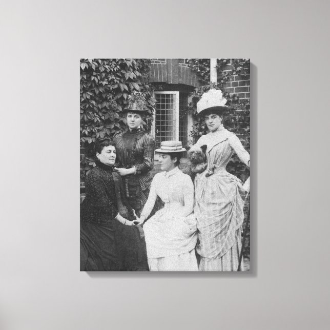 Jennie Jerome, senare Dam Randolph Churchill Canvastryck (Framsida)