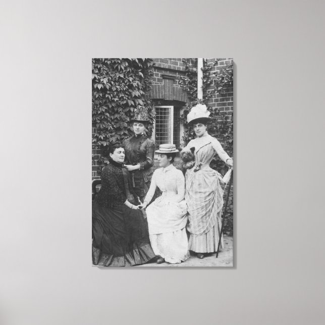 Jennie Jerome, senare Dam Randolph Churchill Canvastryck (Framsida)