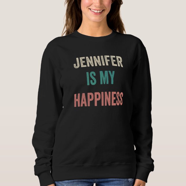 Jennifer är min lycka t shirt (Framsida)