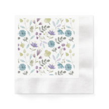 Jennifer Blommigt Winter Flowers Napkins
