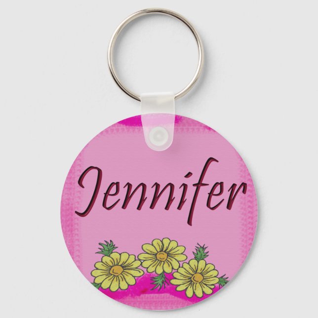 Jennifer Daisy Keychain Nyckelring (Framsida)