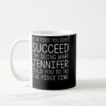 JENNIFER Gift Namn Personlig Birthday Funny Chr Kaffemugg<br><div class="desc">JENNIFER Gift Namn Personlig Birthday Den fantastiska julen</div>