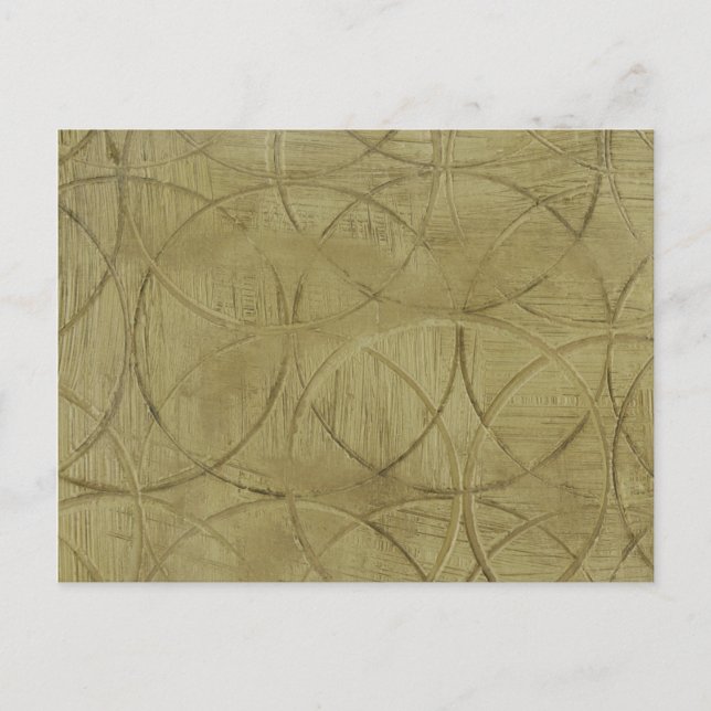 Jennifer Goldbergers målning av länkade cirklar Vykort (Framsida)