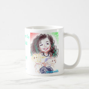 Jennifer-Jo's karikatyrmugg Kaffemugg