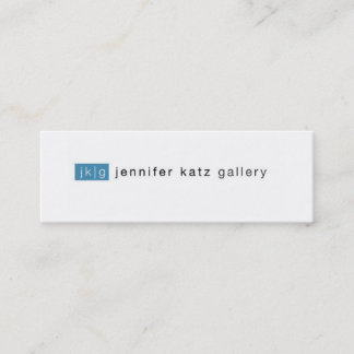 Jennifer Katz smalavisitkort Mini Visitkort