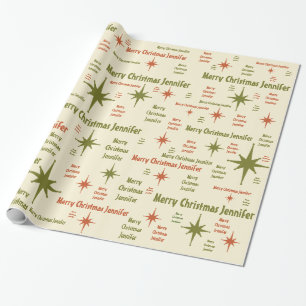 Jennifer Midsekel Retro God jul Presentpapper