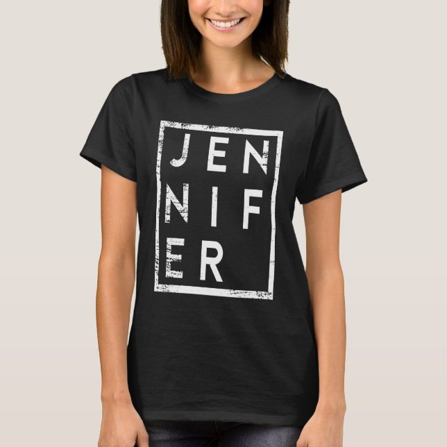 Jennifer Minimalism T Shirt (Framsida)