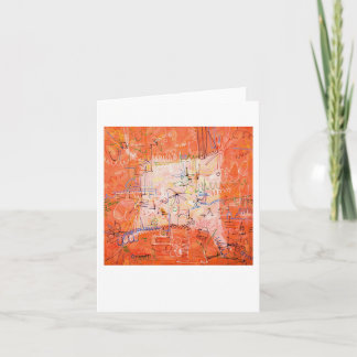 JENNIFER noterar kortet Kort