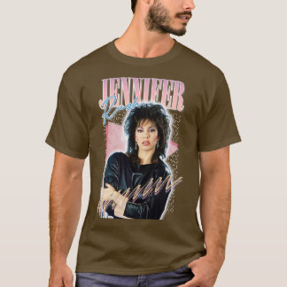 Jennifer Rush 80 s Retro Fläkt Art Design T Shirt
