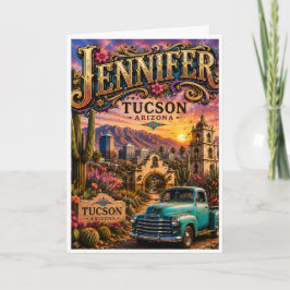Jennifer Tucson Arizona Personlig Sydvästlig Kort