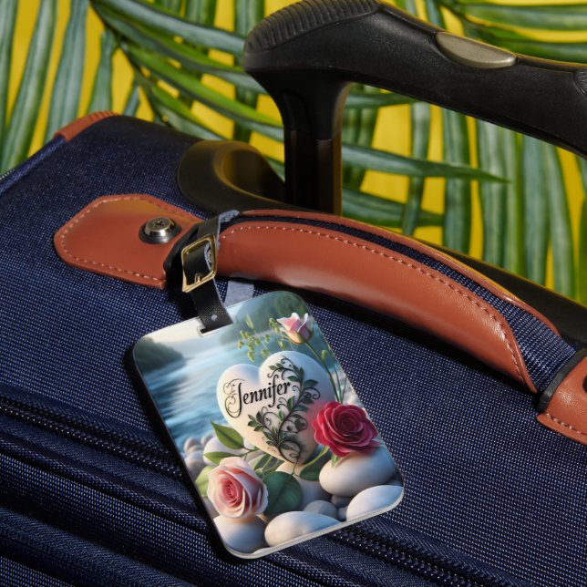 Jennifers hjärta vid floden bagagebricka (Framsida Insitu 1)