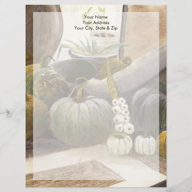 Jennifer's Pumpkins Brevhuvud (Framsida)