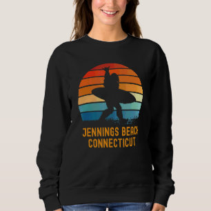 Jennings Beach Connecticut Sasquatch Souvenir T Shirt