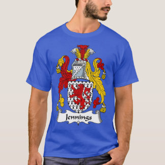 Jennings Jackar Arm Jennings Family Crest T Shirt