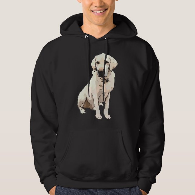Jennkirk Gul lab Hoodie (Framsida)