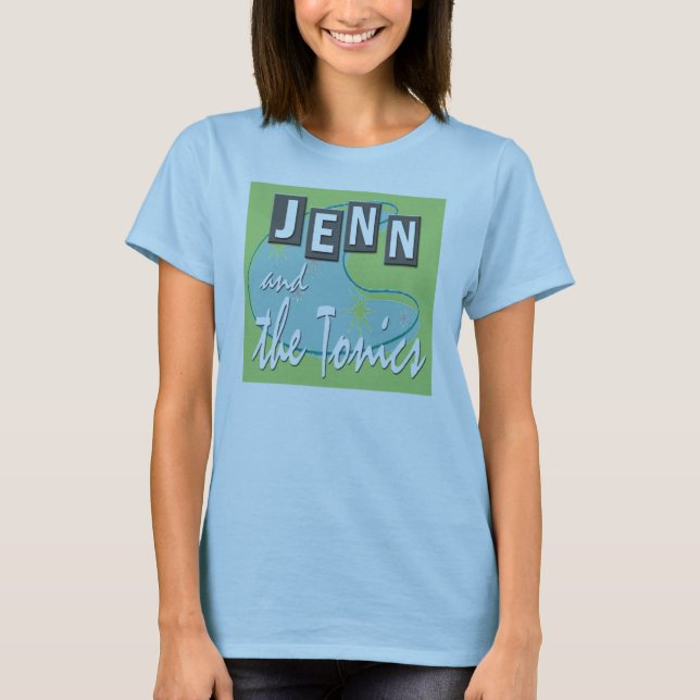 Jenns Retro logotypcamisole Tee Shirt (Framsida)