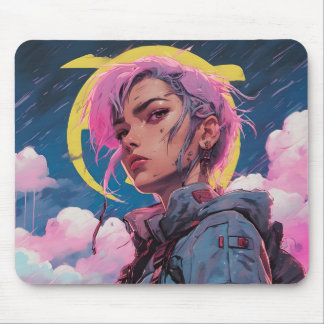 Jenny Cyberpunk Tapis de souris Musmatta