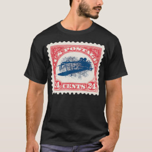 Jenny Frimärke 24 Cent Sällsynt 1918 US Postage T Shirt