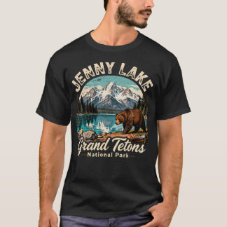 Jenny Lake Grand Tetons National Park Familj T Shirt