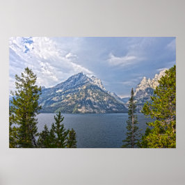 Jenny Lake i Grand Teton National Park, Wyoming Poster