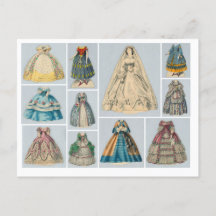 Jenny Lind Papper Doll-adresservykort