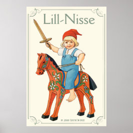Jenny Nyström Lill-Nisse rider till krig CC0316 Poster