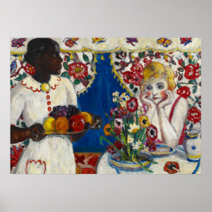 Jenny och Genevieve, 1915 av Florine Stettheimer Poster
