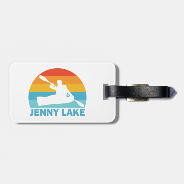 Jenny Sjö Grand Teton nationalpark Kayak Bagagebricka (Baksida Vågrät)