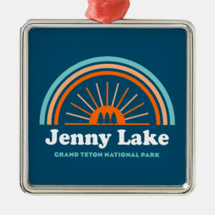 Jenny Sjö Grand Teton nationalpark Rainbow Julgransprydnad Metall