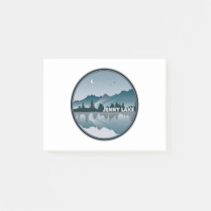 Jenny Sjö Grand Teton nationalpark Reflection Post-it Block