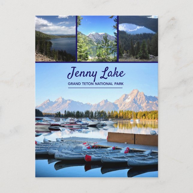 Jenny Sjö | Grand Teton nationalparksbergen Vykort (Framsida)