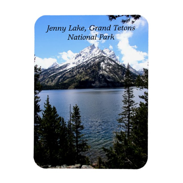 Jenny Sjö Grand Tetons Flexible Photo Magnet (Vertikal)