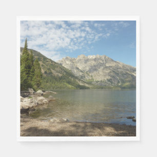Jenny Sjö vid Grand Teton nationalpark Pappersservett