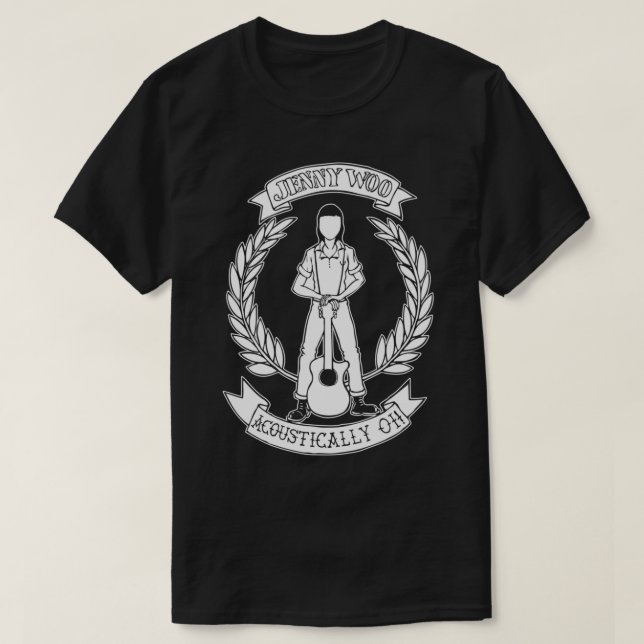 Jenny Woo Proud Skinhead Girl T Shirt (Design framsida)