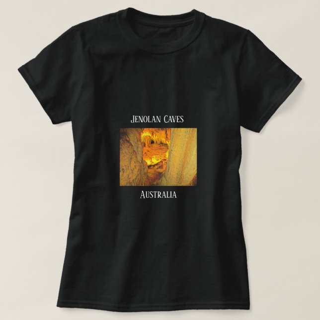 Jenolan Caves kalkstensgrottor Australien T Shirt (Design framsida)
