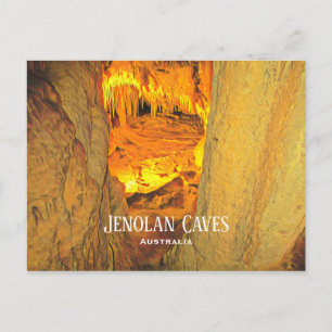 Jenolan Caves kalkstensgrottor Australien Vykort