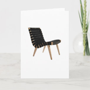 JENS RISOM by Knoll Mid-Century Modern Strap Chair Helgkort
