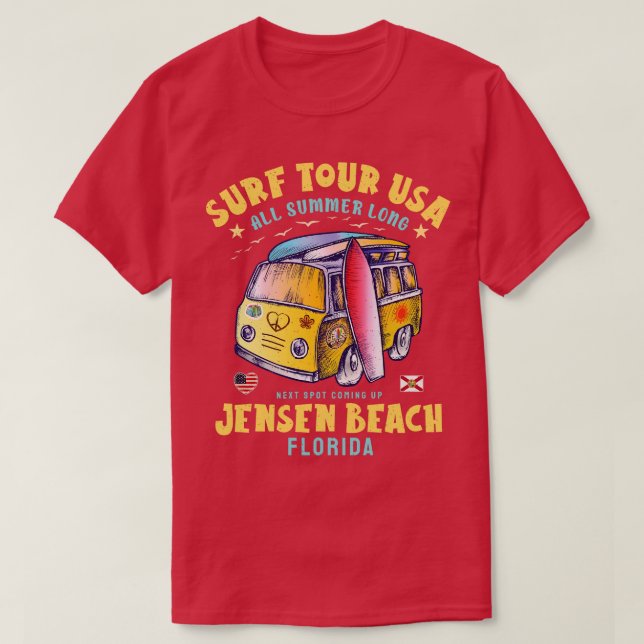 Jensen Beach Florida 2 T Shirt (Design framsida)