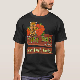 Jensen Beach Florida Tiki Pub T Shirt