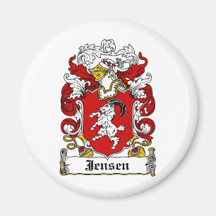 Jensen familjvapensköld magnet