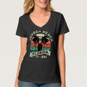 Jensen Florida Beach Surfing Summer Vacation Vinta T Shirt