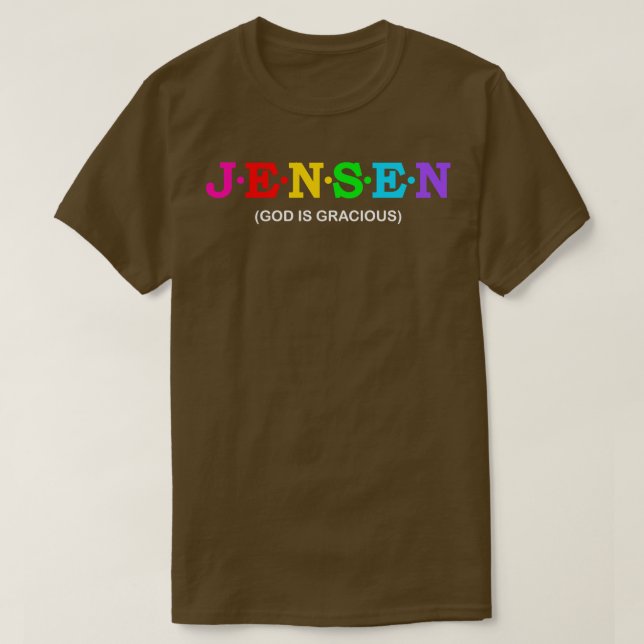 Jensen Gud är älskvärd T Shirt (Design framsida)