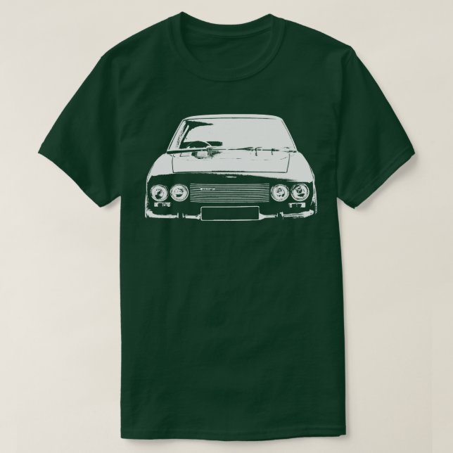 Jensen Interceptor 1960-talet British Classic mono T Shirt (Design framsida)