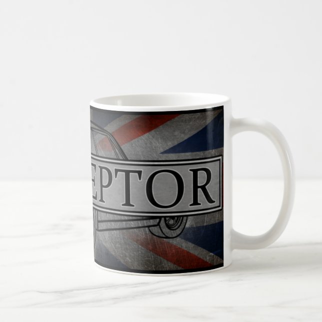 Jensen militärt jaktplanmugg 3 kaffemugg (Höger)