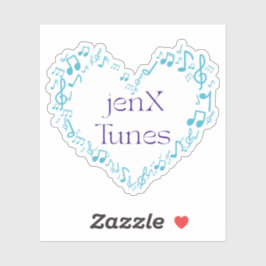 jenX Tunes Officiell Merchandise Klistermärken