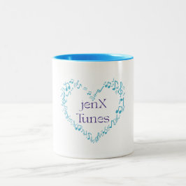 jenX Tunes Två-Tonad Mugg