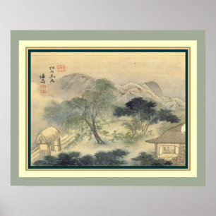 Jeong Seon Literati Landscape 1800-16 x 20 Poster